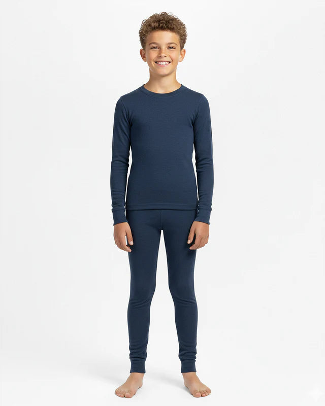 Börn - Langermabolur úr merinó