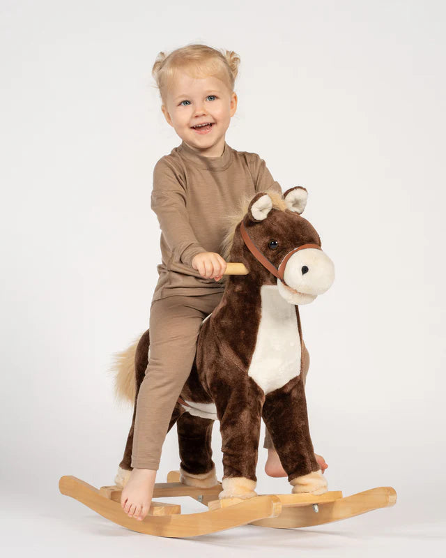 Börn - Langermabolur úr merinó