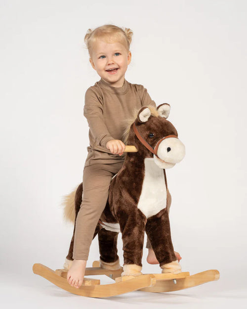 Börn - Langermabolur úr merinó