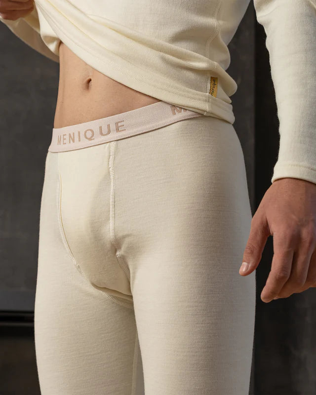 Karlar - Síðbuxur úr merinó