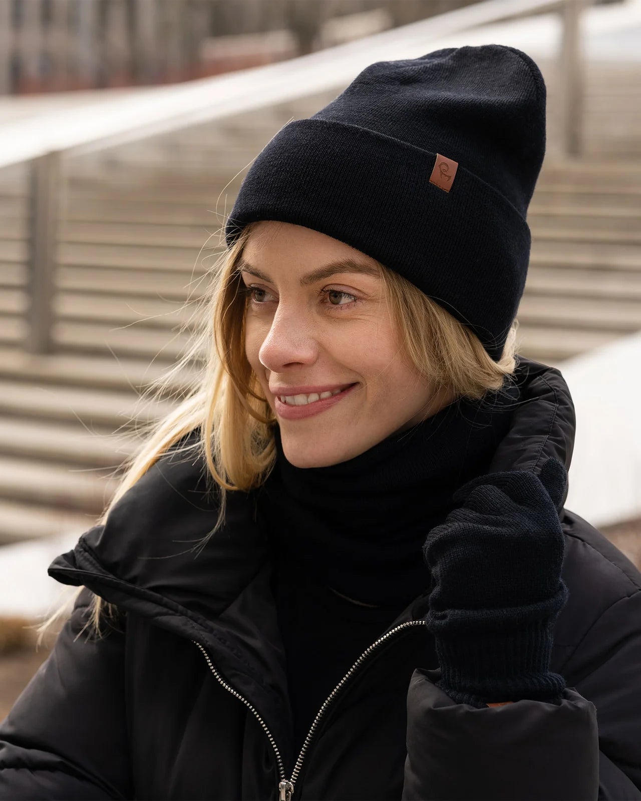 Konur - Prjónahúfa úr merinó