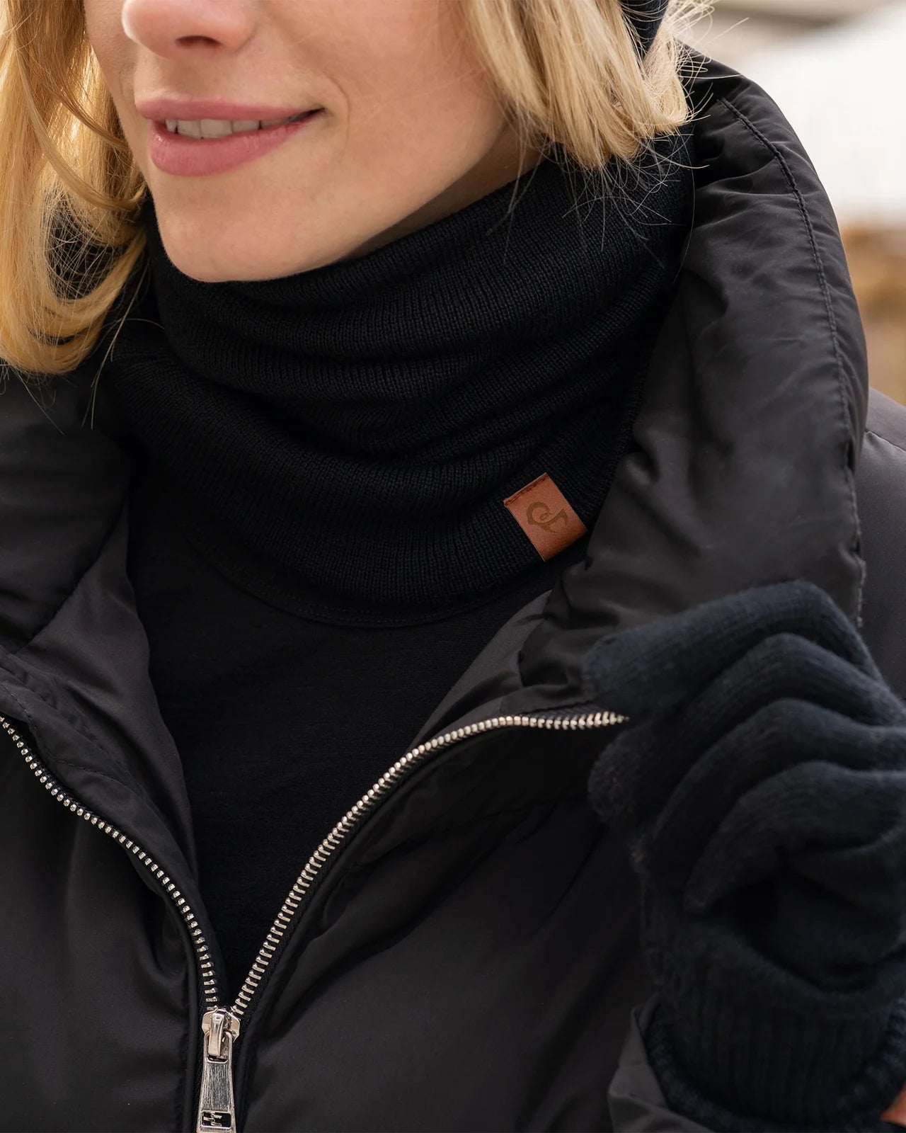 Konur - Þykkur hálskragi úr merinó